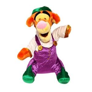Disney Winnie the Pooh Tigger Jester Disney Store Christmas Plush Elf Costume
